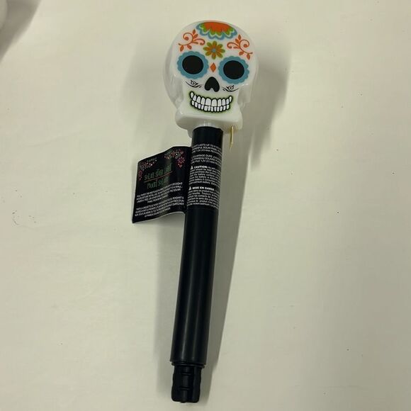 New Solar Stake Light Candy Sugar Skull Dead of the dead - Picture 2 of 5